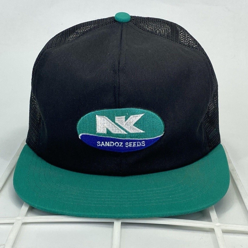 Vintage K-Products NK Sandoz‎ Seed Snapback Hat